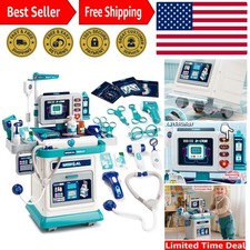 Ultimate Toddler Doctor Set - Assembly Easy Cart with Sounds for 3-5 Olds