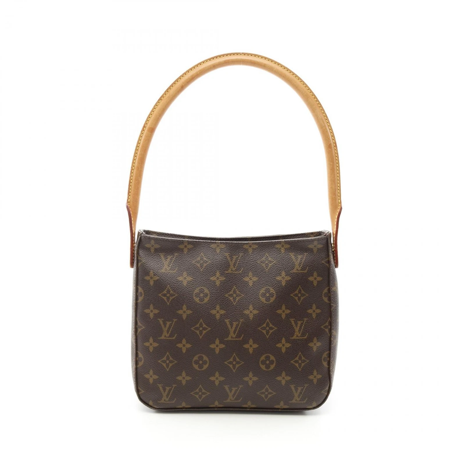 LOUIS VUITTON（LV） Borsa a tracolla Louis Vuitton Looping MM M51146 tela monogramma marrone usata donna LV