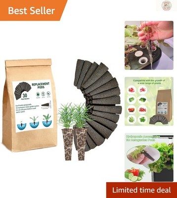 Versatile 30pcs Grow Sponges for Aero Garden - Ideal for Indoor/Outdoor Plants