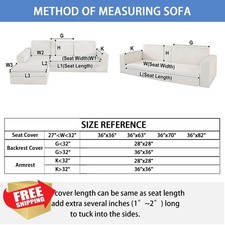 tianxinbaobei 35x63 Velvet Sofa Cover, Dark Grey Pet Friendly Plush