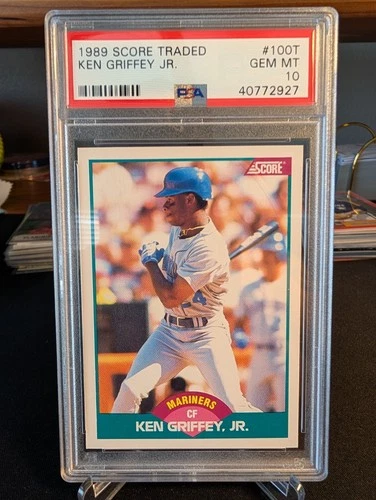 1989 Score Rookie Traded Ken Griffey Jr #100T (RC) PSA 10 Gem Mint