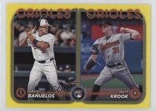 2024 Topps Update Rookie Combo Yellow David Banuelos Bañuelos Matt Krook 11gl