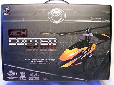WLTOYS V911 RC 4 CH Helicopter, LNIB