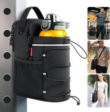 Magnetic Gym Bags with Water Bottle Holder, 4KG Non-Slip Strong Magnetic Gym Wat
