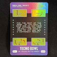 2026 Battle Arena Tecmo Bowl - Rolling Reset 1st Edition Plays BPL1 Ultra Rare!