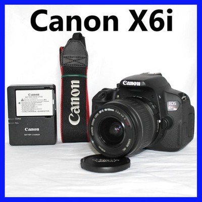 Canon X6i Lens Kit EF-S 18-55mm IS Image Stabilization