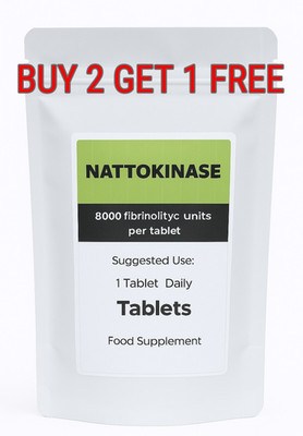 Nattokinase 8000FU Tabletten Unterstützung Blutdruck Nattokinase Kapseln Vegan