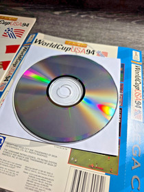 World Cup USA '94 (Sega CD) Manual W/ Registration & Case Art & Game (NO CASE)