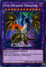 Yugioh! LP Five-Headed Dragon - BLHR-EN000 - Secret Rare - 1st Edition Lightly P