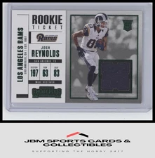 2017 Panini Contenders #SW-35b Josh Reynolds Rookie Ticket Swatches