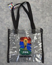 FIFA World Cup 26 Clear Bag One Size Multi-Color Soccer CAN MEX USA Tote