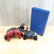 SONY Playstation 2 Console SCPH-39000TB Toys Blue with 2 controllers tested PS2