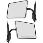 Stainless Steel Chrome Manual Side View Mirrors Pair Set for Blazer S10 Jimmy