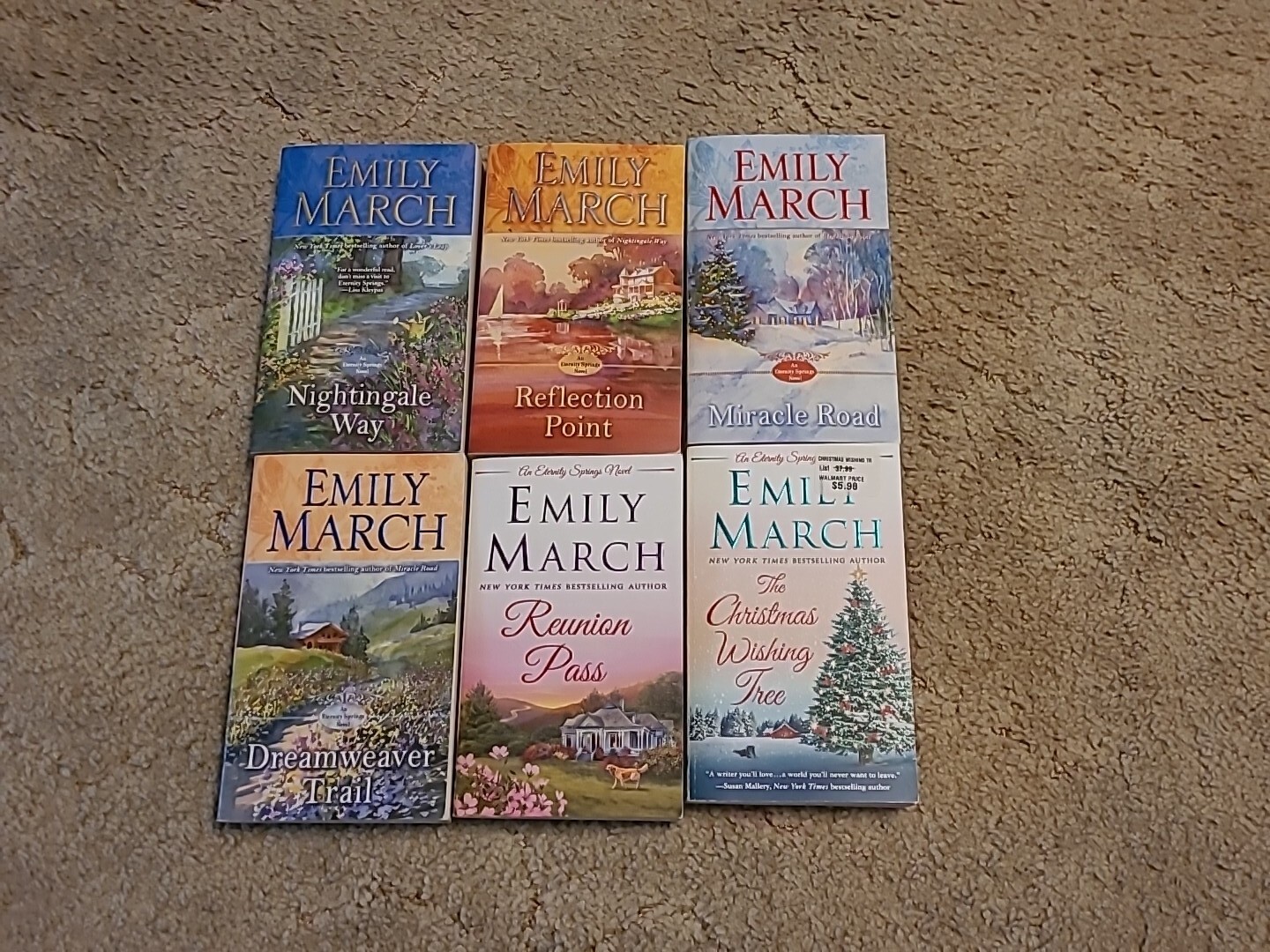 EMILY MARCH "ETERNITY SPRINGS" SERIES LOT OF 6 PAPERBACK BOOKS eBay