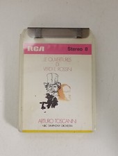 TOSCANINI - Lo ouvertures di Verdi e Rossini SIGILLATA  CASSETTA STEREO 8 TRACK