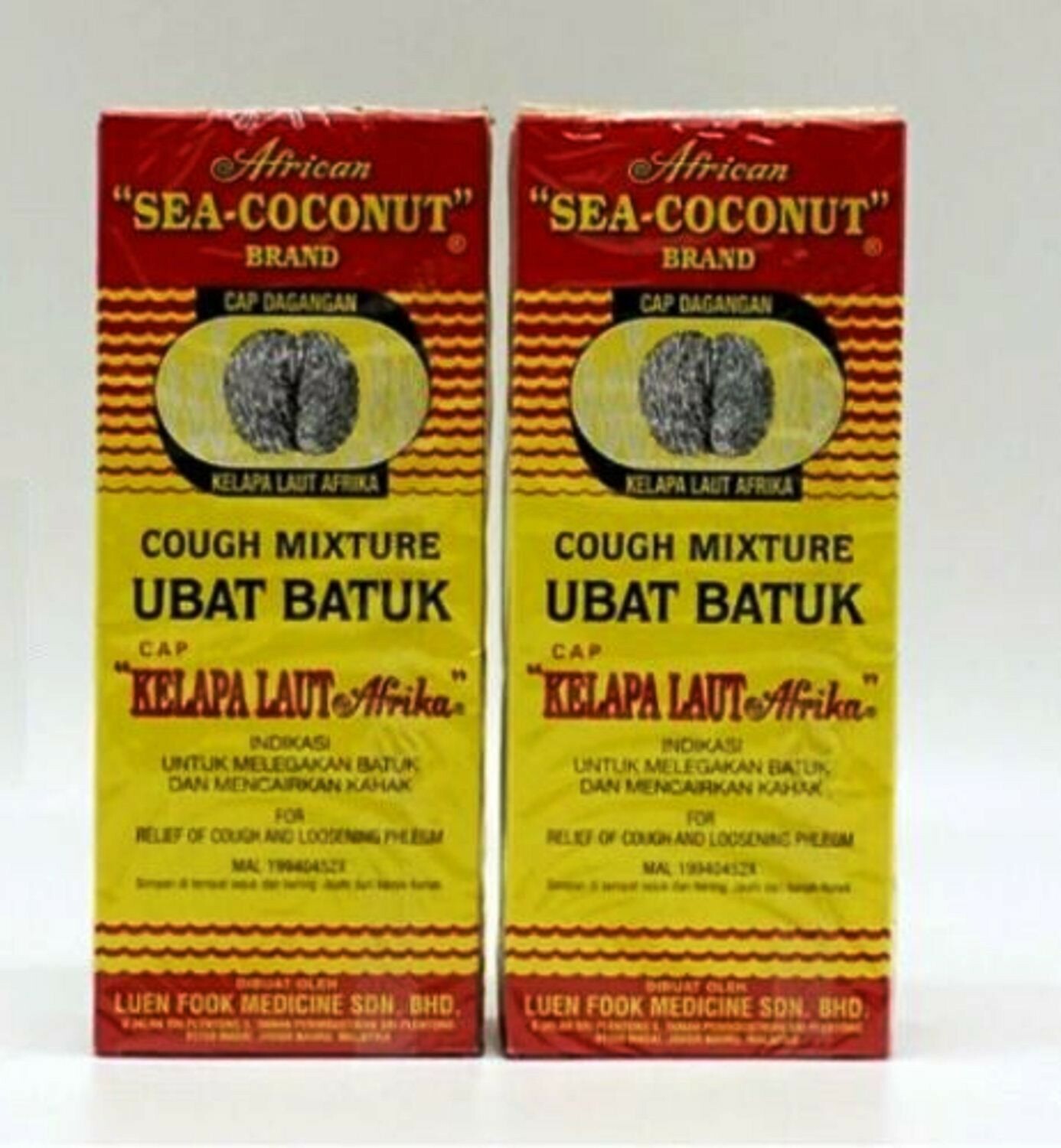 African Sea Coconut Cough Syrup Solution For Relief Cough & Sore Throat