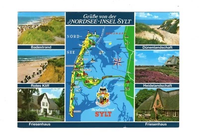AK Ansichtskarte Nordsee-Insel Sylt / Rotes Kliff +++ - Bild 1 von 2