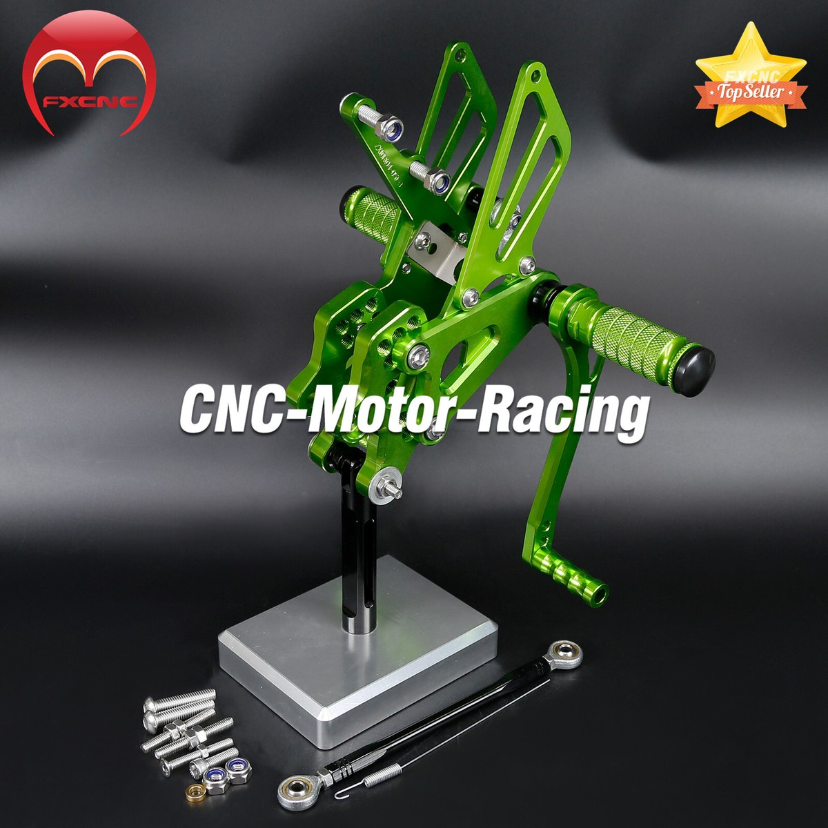 For Kawasaki NINJA ZX10R 2004-2005 CNC Rised Rearset Footpeg