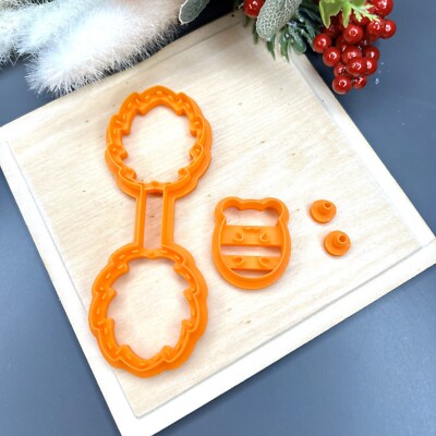 Stitch Schlüsselanhänger Polymer Clay Cutter | 3D-gedrucktes Tonwerkzeug | IrisCrafts7 UK