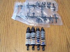 Fits Traxxas 2wd Drag Slash Front Rear Shocks w/ White Springs Rear Progressive