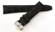 20mm Genuine Leather Band Strap Crocodile-Style replacement for Patek Philippe
