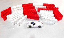 24 Tire Unpainted barriers HO Slot Car Layout scenery AFX Tyco T Jet Auto World