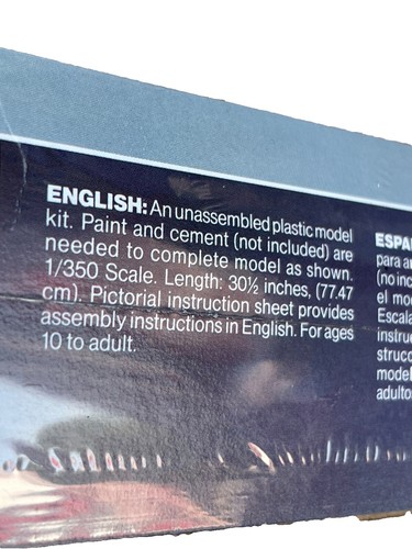 Revell U.S.S. MISSOURI WW2 Version 1/350 Scale Model Kit 1985 - Picture 10 of 10