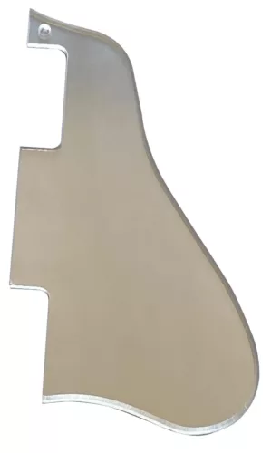 2 pr Custom For Gibson ES-335 Guitar Pickguard Scratch Plate Short,Silver Mirror