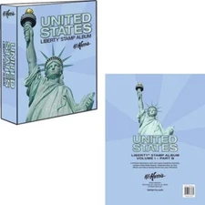 HE Harris Liberty Stamp Album US Liberty I Part B 1995 - 2006 PAGES & BINDER Set