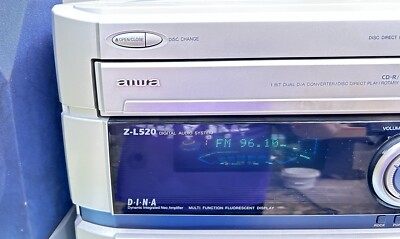 AIWA Z-L520 Cassette 3 CD Receiver Super T-Bass Stereo Radio works