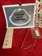 Copper Viking Knit Bracelet Kit with Instructions Draw Plate  Findings