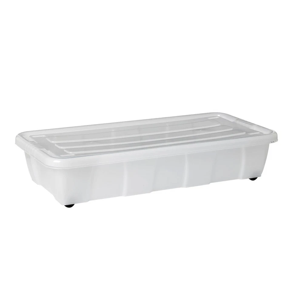 Conteneur Plast Team Roues Couvercle Transparent 30L 22450800 - Photo 1/1
