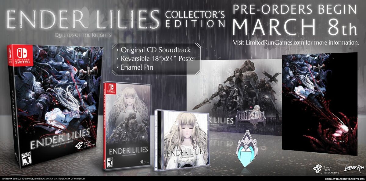 Ender Lilies Quietus of the Knights Collectors Edition Ender Lilies Quietus of the Knights Collectors Edition