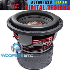 SUBWOOFER DD AUDIO 812F-D2 12" 7500W DOBLE 2 OHMIOS COCHE SUBWOOFER ALTAVOZ BAJO NUEVO
