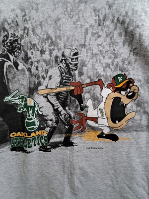 Vintage RARE Oakland A's MLB BASEBALL Taz, LOONEY TUNES, WB