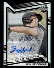 Guy Lipscomb Jr. Panini 2022 Elite Extra Edition  Autograph Guardians #151