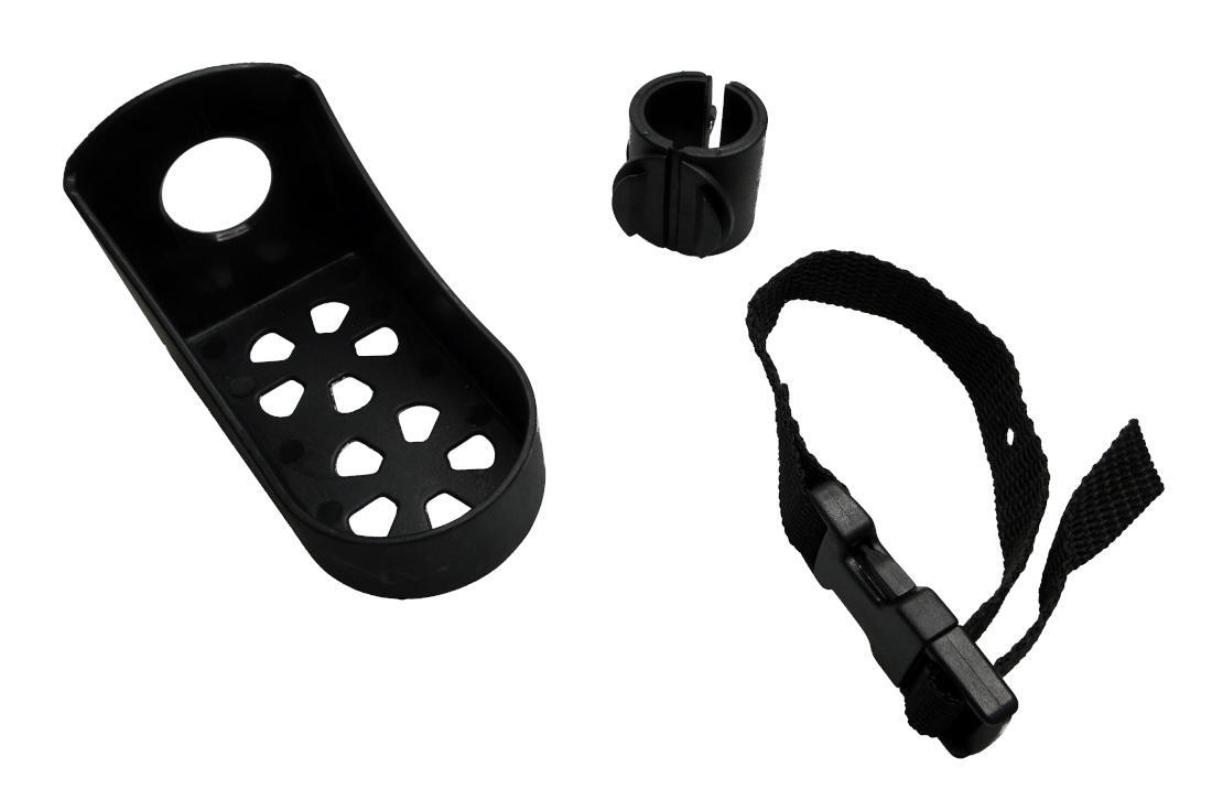 Doppel-Stockhalterung Gehstockhalter für 2 Stöcke Rollstuhl Rollator Rolko