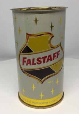 12 OZ FALSTAFF BEER FLAT TOP CAN from Omaha, NEBRASKA USBC # 62-14 NE