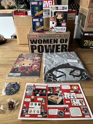 Marvel Collector Corps Box Women of Power Squirrel Girl  144 Funko Pop Rare New