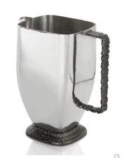Michael Aram GOTHAM Collection Water Beverage Pitcher STAINLESS STEEL & NICKEL