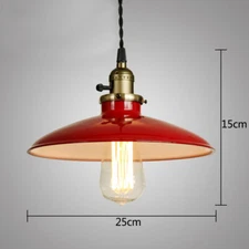 Vintage Industrial Pendant Lamp Ceiling Light Restaurant Kitchen Hanging Fixture