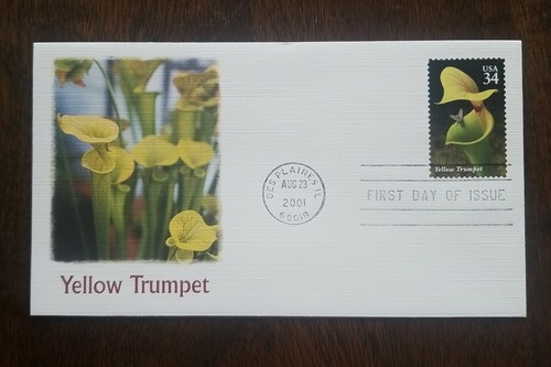 US FDC # 3529 Yellow Trumpet 2001.