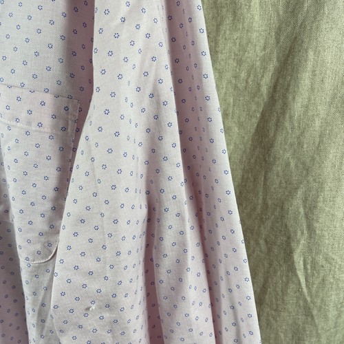 Stafford CoolMax Mens Pink Patterned Long Sleeve Button Down Shirt Sz XL 17/17.5 - Picture 5 of 21