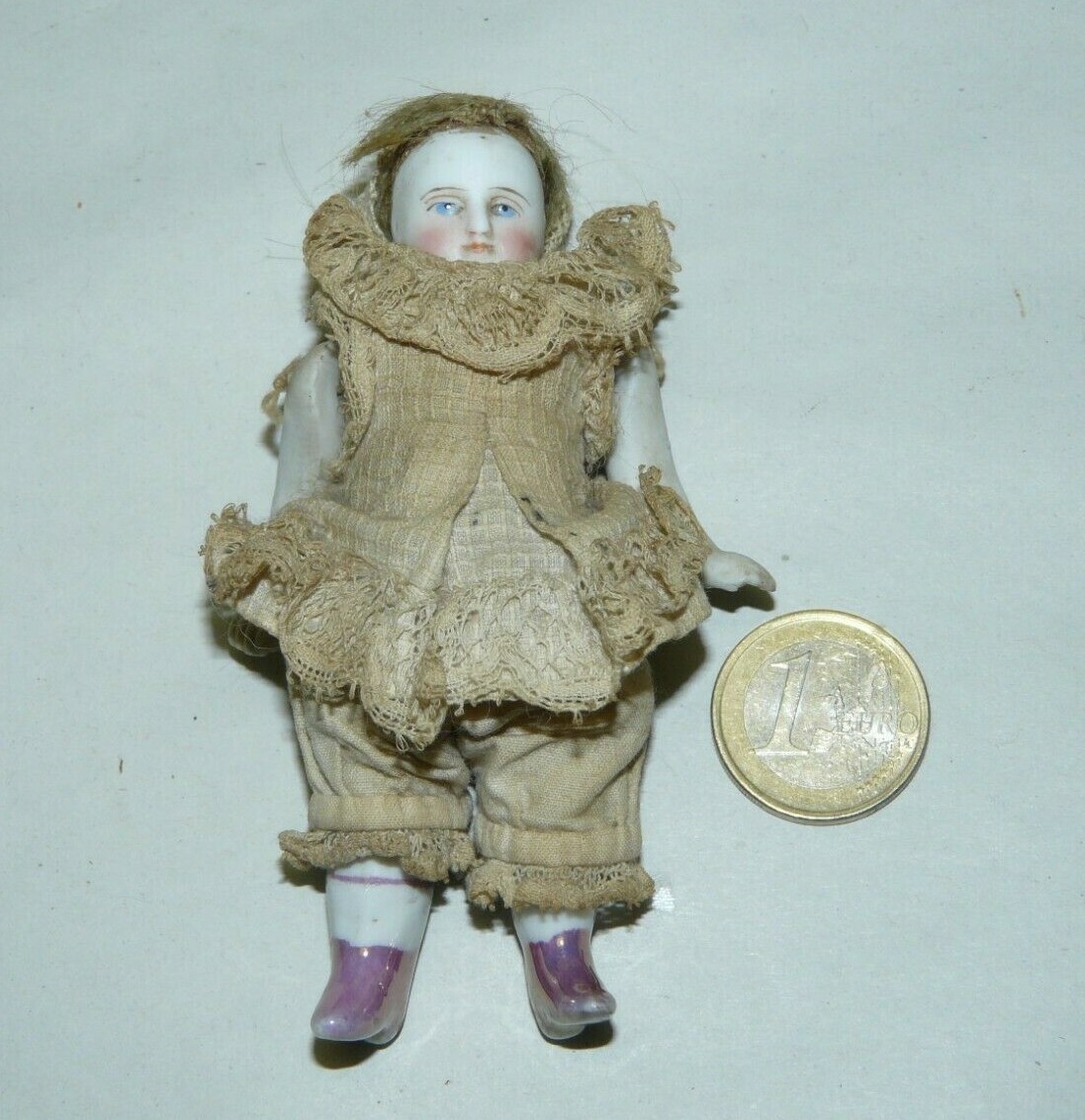 Lot De Deux Poupée Ancienne Mignonnette Fin Xix