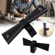 1/5 1/8 Dovetail Jig Guide Marker Aluminum Alloy Scriber Woods Joints Template