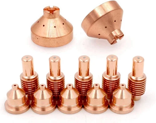 12 Stück Plasma 120573 Elektrode 120826 Düse 120828 Schirm passend für Powermax600 PAC123 - Bild 1 von 1