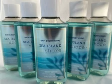 5 (FIVE) SEA ISLAND SHORE Aloe & Vit B 10oz SHOWER GEL Wash Bath and Body Works