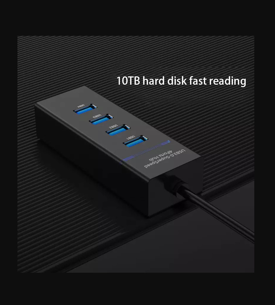 hub usb rapide – vue détaillée