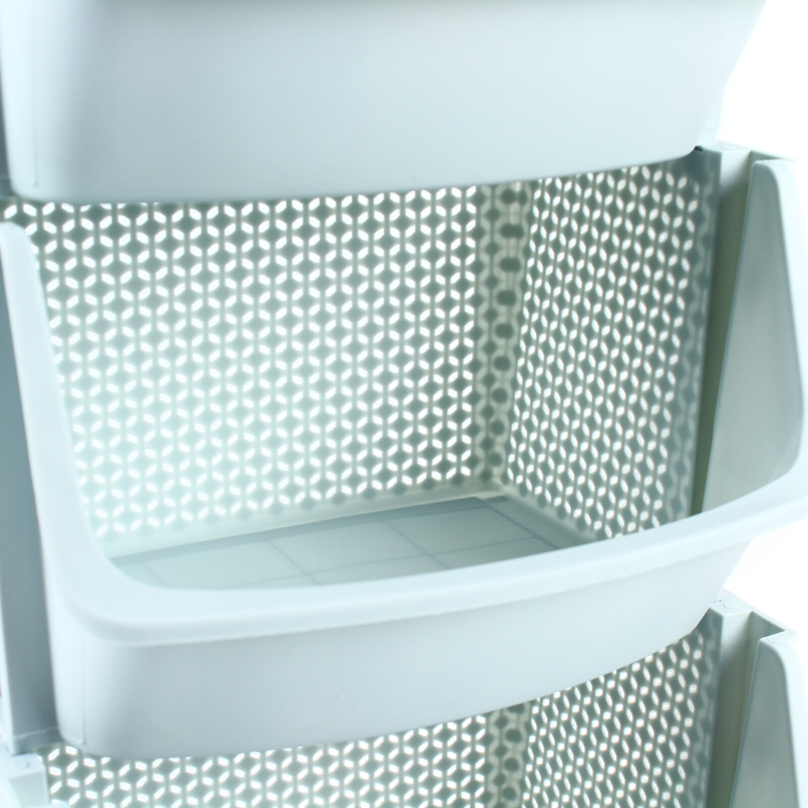 New 4 Tier Fruit Basket Rack Utility Kitchen Vegetable Basket Stand