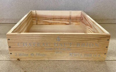 Weinkiste 3er Kiste Bordeaux Pessac Leognan ''Château Haut Brion blanc 2018''